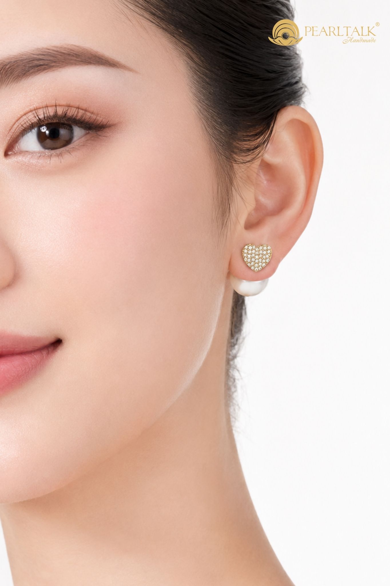 BÔNG TAI NGỌC TRAI FRESHWATER VÀNG 18K
